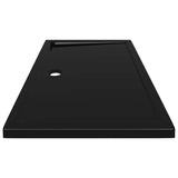 Rectangular ABS Shower Base Tray Black 70x120 cm 148914