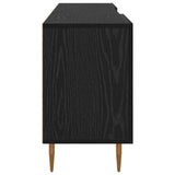 TV Cabinet Black oak 150 x 30 x 50 cm Engineered wood 879597