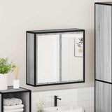 Bathroom Mirror Cabinet Grey Sonoma 65x20x60 cm Engineered Wood 849257