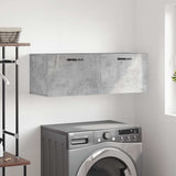 Wall Cabinet Concrete Grey 100x36.5x35 cm Engineered Wood 830128