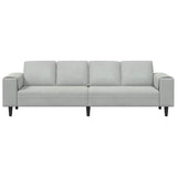 Living Room Couch Light Grey 250 x 77 x 76 cm 3335091