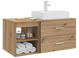 Bathroom Furniture Set 2 pcs Artisan Oak Engineered Wood 3403895