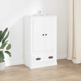 Highboard White 60x35.5x103.5 cm Engineered Wood 816296
