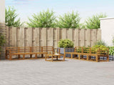 Outdoor Sofa Set 9 pcs Natural 3366192