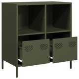 Sideboard Olive Green 68x39x73.5 cm Cold-rolled Steel 851362
