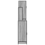 4 Piece Bathroom Furniture Set Grey Sonoma Engineered Wood 3301213
