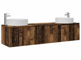 Bathroom Cabinet Set 3 pcs Old Wood 49.5 x 44.5 x 65.5 cm 3405735