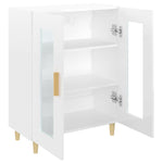 Sideboard High Gloss White 69.5x34x90 cm Engineered Wood 812120