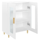 Sideboard High Gloss White 69.5x34x90 cm Engineered Wood 812120
