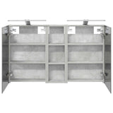Bathroom Cabinet Set 3 pcs 100 x 10.5 x 60.5 cm Engineered wood 3403707