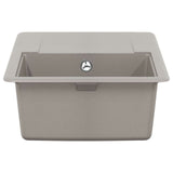 Sink Grey 670 x 460 mm 80% Quartz and 20% Resin 42028409