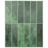 Rectangular Tile 20 pcs Dark Green 29 x 23 x 0.08 cm 42021252
