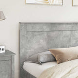 Headboard with Headboard Concrete Grey 180 cm Engineered Wood 887428