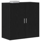 Sideboard Black Oak 79 x 38 x 80 cm Engineered Wood 862269