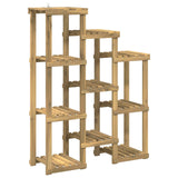 Plant Stand White 85 x 30 x 114.5 cm Solid Acacia Wood 903107