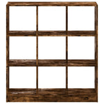 Bookcase Smoked Oak 102x32x108 cm Engineered Wood 3307841