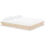Bed Frame without Mattress Solid Wood 160x200 cm 819917