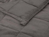 Weighted Blanket Grey 135x200 cm Single 6 kg Fabric 3154831
