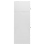Saddle Cabinet Light grey Steel 53 cm x 53 cm x 140 cm 339600