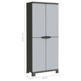 Plastic Cabinet 68x39x171.5 cm 337901
