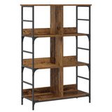 Bookshelf Old wood 78.5 x 33 x 117.5 cm metal PB 8010889