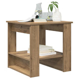 Coffee Table Artisan Oak 51 x 50 x 50 cm Engineered Wood 8000203