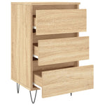 ZNTS Bedside Cabinets 2 pcs Sonoma Oak 40x35x69 cm Engineered Wood 826931