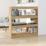 Book Cabinet/Room Divider Sonoma Oak 100x30x103 cm 811748