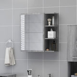 Bathroom Mirror Cabinet Grey Sonoma 62.5x20.5x64 cm Engineered Wood 826352