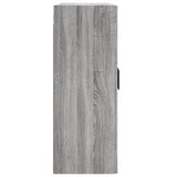 Wall Mounted Cabinet Grey Sonoma 69.5x34x90 cm Engineered Wood 830394