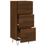 Sideboard Brown Oak 34.5x34x90 cm Engineered Wood 828603