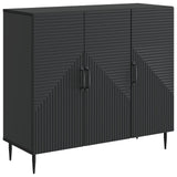 Sideboard Black 89 x 34.5 x 80 cm Engineered Wood 894876