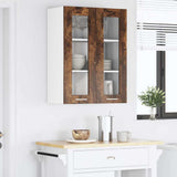 Hanging Cabinet Smoked Oak 60 x 31 x 80 cm Engineered Wood 884318