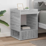 End Table Grey Sonoma 40 x 40 x 56 cm Engineered Wood 890954