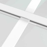 151676 Sliding Door ESG Glass and Aluminium 102,5x205 cm White