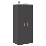 Storage Cabinet Black 60 x 40 x 140 cm Steel 891736
