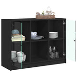 Sideboard Black Engineered wood Medium Storage Sideboard 3295872