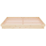 Bed Frame without Mattress Solid Wood 200x200 cm 819927