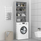 Washing Machine Cabinet Grey Sonoma 64x24x190 cm 815952