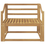 Outdoor Middle Sofa Solid Acacia Wood White 3439023