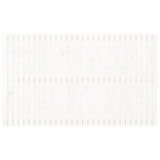 ZNTS Wall Headboard White 185x3x110 cm Solid Wood Pine 824964