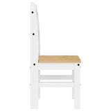 Dining Chairs 2 pcs White 40x46x99 cm Solid Wood Pine 4005728