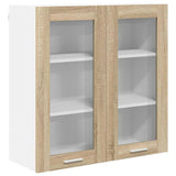 Hanging Cabinet Sonoma Oak 80 x 31 x 80 cm Engineered Wood 884324