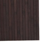 Room Divider Dark Brown Width 800 cm Height 165 cm Bamboo 377016