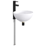 Bathroom Wash Basin Matte Black 32 x 32 x 13 cm Metal 890243