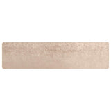 Rug Runner MARSA Beige 80 x 450 cm Polyester and PVC 42023088