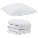 Duvet Set with Pillow 2 pcs White Microfiber 3376718
