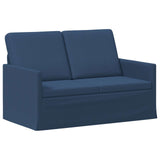 Sofa Set 2 pcs Blue Fabric 3433142
