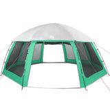 Pool Tent with Removable Fly & Mesh Walls Sea Green 612x612 cm 4100638