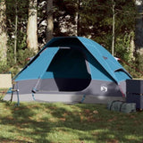 ZNTS Camping Tent Dome 2-Person Blue Waterproof 94774